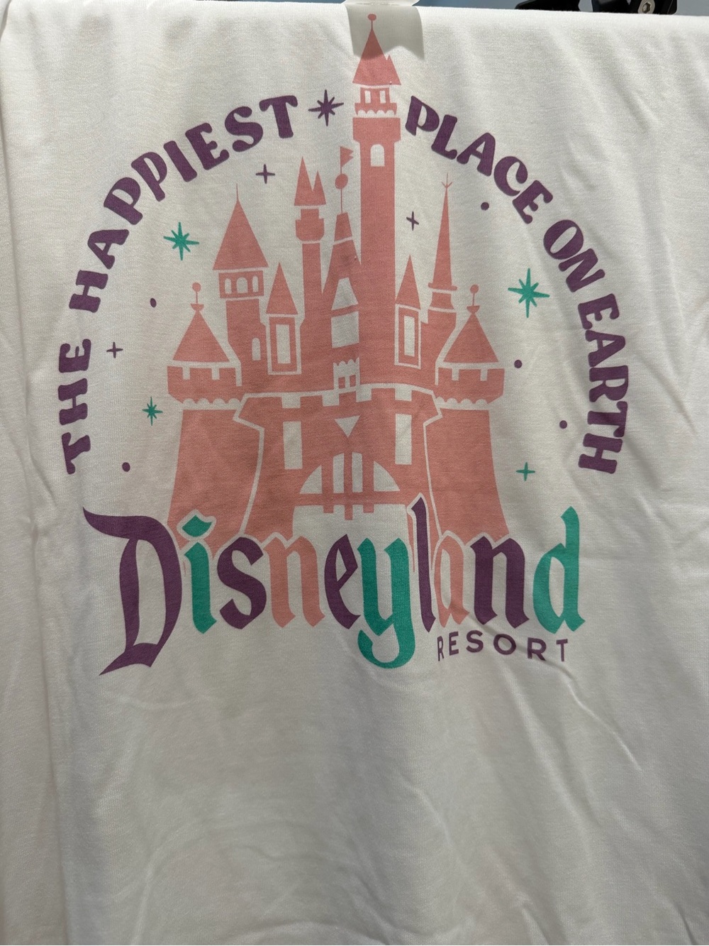 NWT Disneyland White Long sleeve Tee size S